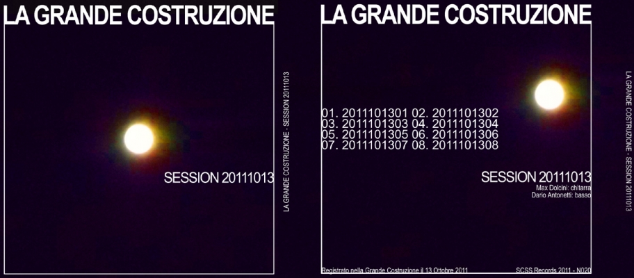 n020 la grande costruzione: session 20111013 2011 n020 la grande costruzione: session 20111013 2011